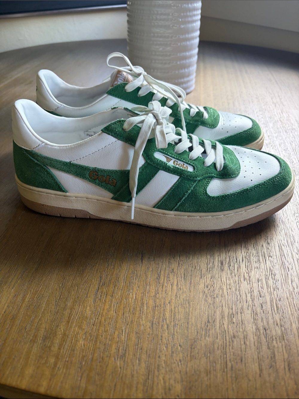 Gola Hawk White Green US 10